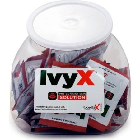 CORETEX PRODUCTS CoreTex Ivy X Pre-Contact Gel, Posion Oak & Ivy Solution, Fish Bowl, 50 Packets 83642